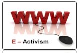 E- Activism