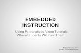 Embedded Instruction