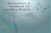 Assessment & feedback for learning module induction