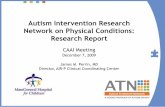 Autism Intervention Research Network on Physical Conditions: Research Report