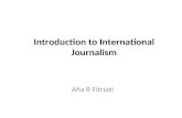 Akber Depok 4 Mei 2013 : “International Journalism Part” w/ @AfiaRF