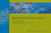Genetics Review Course