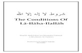 Conditions of shahadah la ilaha il allah