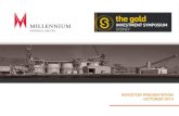 Investor Presentation | Millennium Materials (ASX:MOY) | Gold Investment Symposium 2014