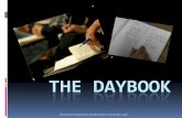 The Daybook - What it is? How we make use of it?