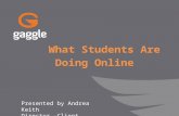 What Students Are Doing Online