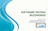 Software testing buzzwords