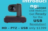 Introducing the VDO360 VPTZH-01 webcam