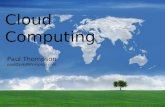Cloud Computing - a five minute summary