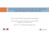 Using Social Software for Teamwork and Collaborative Project Management in Higher Education_Na Li