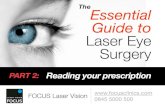 UK Guide To Laser Eye Surgery Part 2 Your Prescription