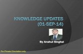 Knowledge update 01 sep-14