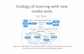 Ecology of learning with new media tools