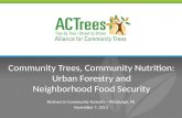 Community Trees, Community Nutrition: Urban Forestry and Neighborhood Food Security