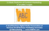 11 Basic Features of Content Marketing: A SmallBiz Insight