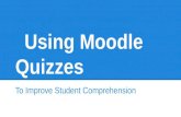 Using Moodle Quizzes