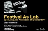 Festival As Lab at Open Living Labs