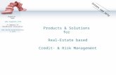 Solutions for Real Estate based credit risk management