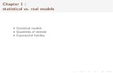 Statistics (1): estimation, Chapter 1: Models