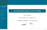Learning spline-based curve models (Laure Amate)