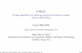 k-MLE: A fast algorithm for learning statistical mixture models