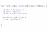 Introduction to Functional Programming with Scala