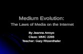 Medium Evolution: The Laws of Media:  Relation to the Internet