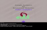 Going Responsive with Google Analytics - EdUi