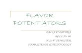 Flavor potentiators