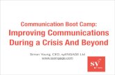 Improving Communications During a Crisis - and beyond