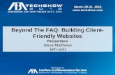 Beyond the FAQ: Building Client-Friendly Websites