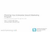 Webmarketing123: Establishing a Successful Enterprise Search Marketing Program 09-07-2011