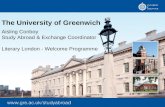 'Literary London' Ohio State University- University of Greenwich Induction
