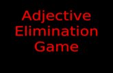 Adjective elimination game