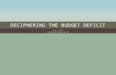 Instructional design project presentation  deciphering the budget deficit