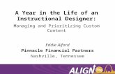 A year in the life of an instructional designer pinnacle financial partners