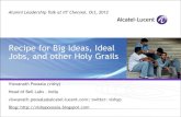 Big Ideas, Ideal Job, and other Holy Grails