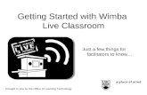 Wimba Classroom: Facilitators