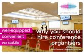 The benefits of hiring conference organisers