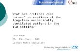What are critical care nurses' perceptions of the long-term ...