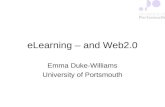 e Learning and Web 2.0