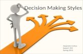 Decision making styles final
