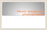 Music magazine photography