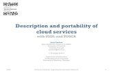 Description and portability of cloud services with USDL and TOSCA