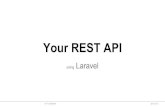 Your rest api using laravel