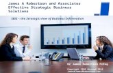 IBIS – The Strategic View of Business Information -- by Dr James A Robertson PrEng