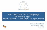The Creation of a language learning app: Word Carrot concept to app store Online Educa 2011