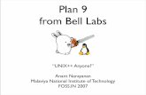 Unix++: Plan 9 from Bell Labs