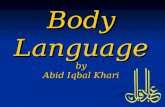 Body Language By Abid Iqbal Khari