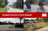 Active Transportation and Complete Streets in Rural Counties: From Advocacy to Implementation--Complete Streets in Rural Regions